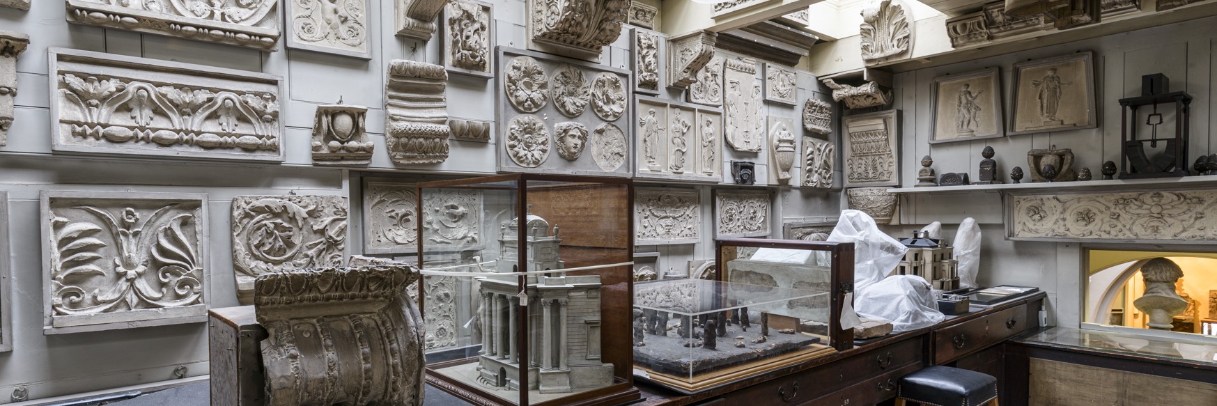 A view of Sir John Soane's drawing office.