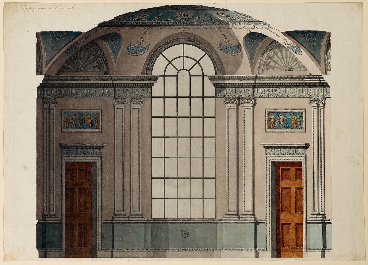 Design for a lady’s dressing room, Harewood House
