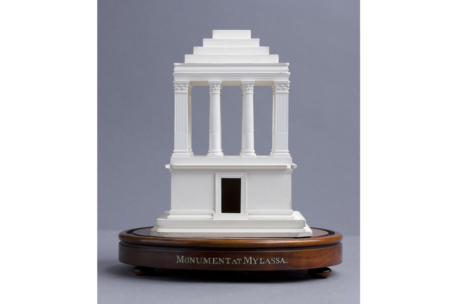 Plaster of Paris model of an ancient monument