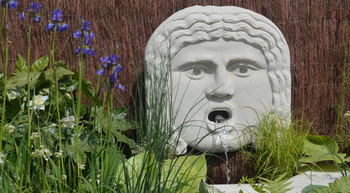 A replica of the Mouth of Truth from the Soane Museum Collection