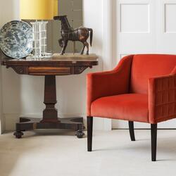 The chair designed under license from the Soane, inspire by Adam drawings