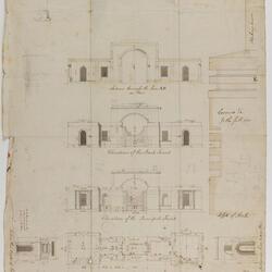 Working drawing for Tyringham Gateway