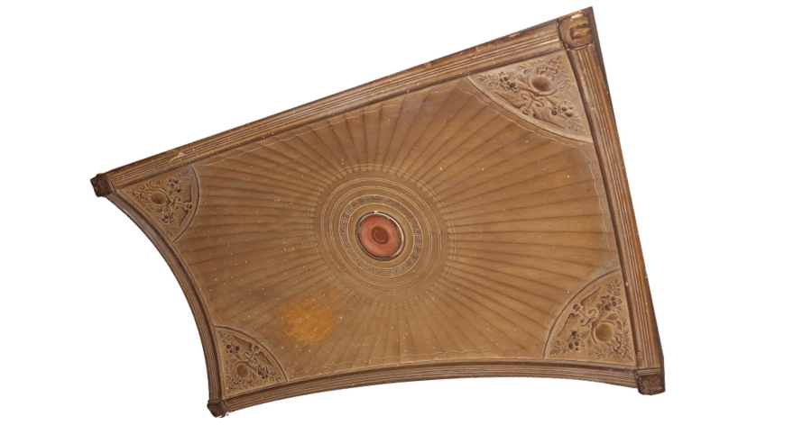Model for an ornate domical ceiling