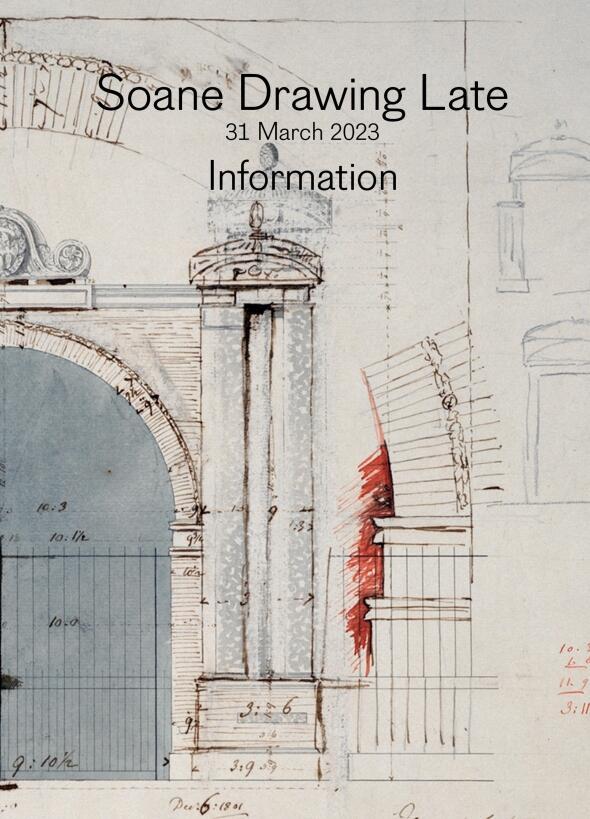 Architectural plan by Soane