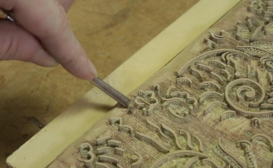 Cutting the block