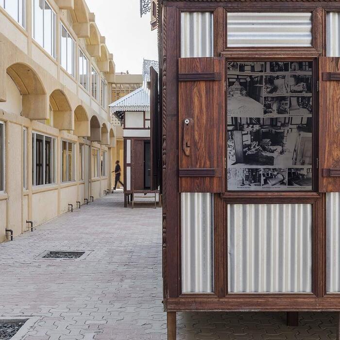 A modular home, designed in a traditional Bangladeshi style, capable of being moved to avoid flood waters.