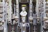 Facing east in the Dome area at Sir John Soane's Museum, with the bust of Soane central, surrounded by architectural casts and statues.