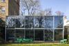 The rear elevation of Hopkins House, designed by Michael and Patty Hopkins. Photo by Gareth Gardner.