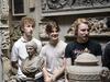 Young people taking part in an education session in the Dome area of Sir John Soane's Museum.