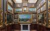A photograph of the Picture Room at Sir John Soane's Museum, with Canaletto's Riva Degli Schiavoni at present