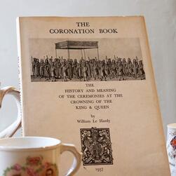 The front cover of a rare publication on the protocol surrounding coronations