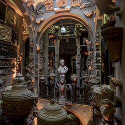 The Dome area of the Museum, illuminated for a Soane Late.
