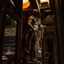 A life-sized cast of Apollo in the Dome area at the Museum.