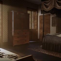 Eliza Soane's bedchamber was preserved for many years after her death.