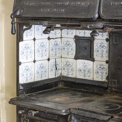 The hob of a 20th century range.