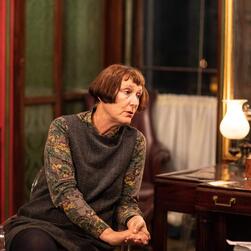 Cornelia Parker in the Library-Dining Room of Sir John Soane's Museum.