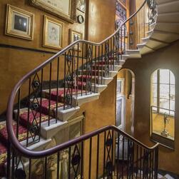 The cantilever staircases within no. 13 Lincoln's Inn Fields.