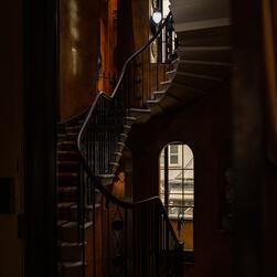 The cantilever staircase at the heart of no. 13 Lincoln's Inn Fields.
