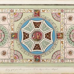 Adam design for the front drawing-room ceiling in David Garrick’s house
