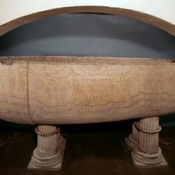 The sarcophagus of Seti I without the Victorian glass case