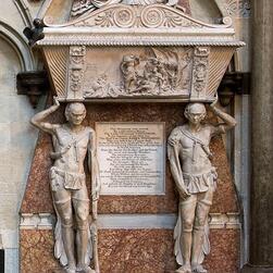 Photograph of the funerary monument to Lieutenant-Colonel Roger Townshend at Westminster Abbey
